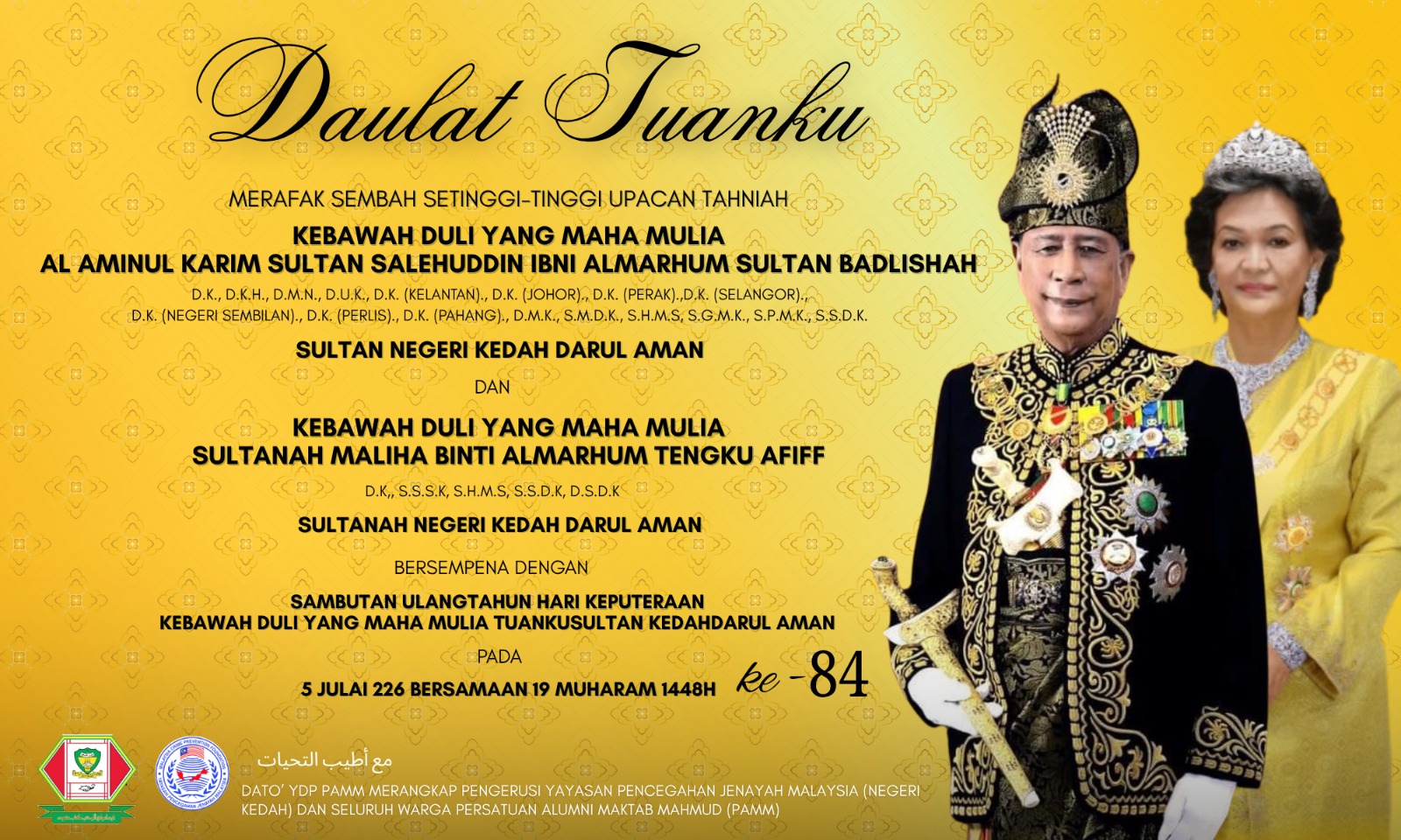 DAULAT TUANKU | DIRGAHAYU TUANKU